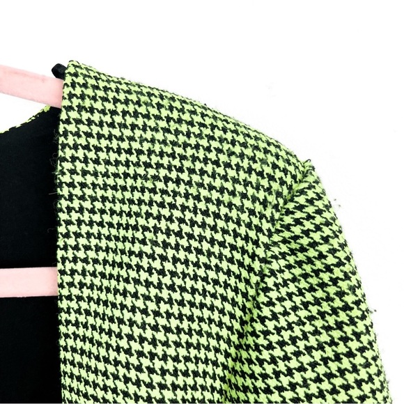 Zara Green and Black Checkered Crop Top - Picture 6 of 13